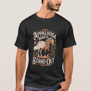 Camiseta Cavalo Nasceu para se Destacar Appaloosa