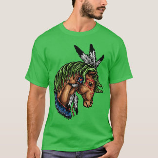 Camiseta Cavalo Nativo Americano 1