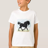 Cavalo Negro com Estrela e Meia (Beleza Negra)