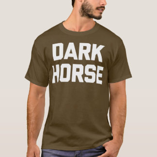 Camiseta Cavalo Negro Engraçado Dizendo Sarcástico Novelty 