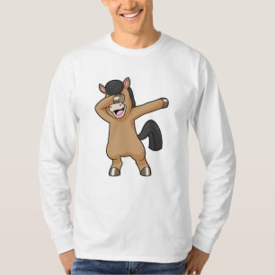 Camiseta Cavalo no laboratório de dança de salto