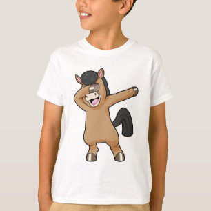Camiseta Cavalo no laboratório de dança de salto