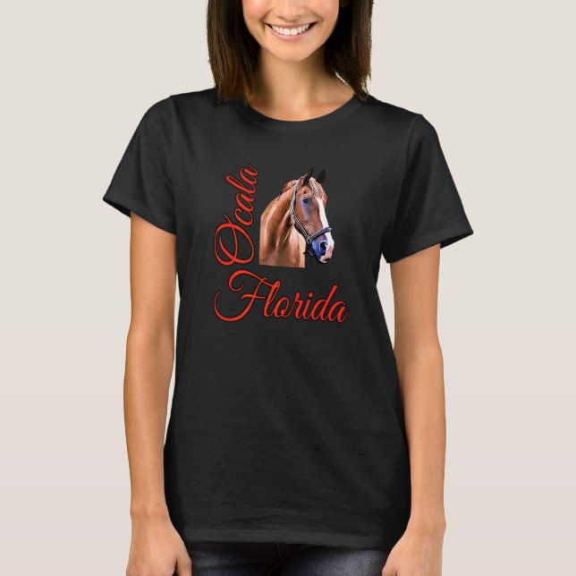 Camiseta Cavalo Ocala Flórida (Frente)