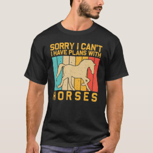 Camiseta Cavalo Para Cavalos Homens Corridas De Cavalos