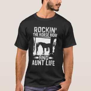 Camiseta Cavalo Para Raparigas E Mulheres Que Adoram Cavalo