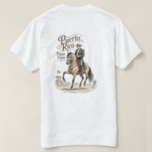 Camiseta Cavalo Paso Fino de Porto Rico Nossa Herança