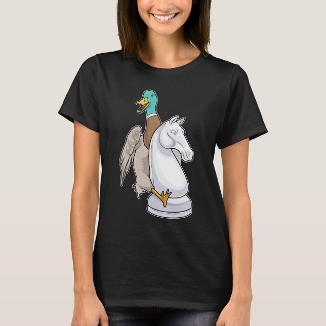 Camiseta Cavalo peça de Xadrez (Frente)