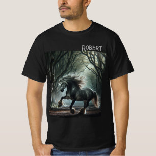 Camiseta Cavalo Pesado Personalizável Masculino 