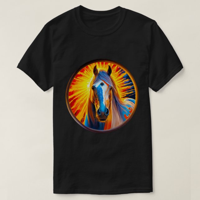 Camiseta Cavalo Pintado 03 T-Shirt (Frente do Design)