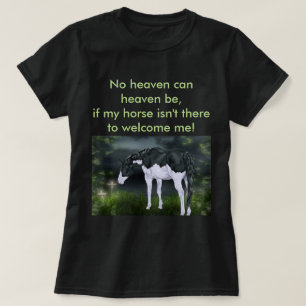Camiseta Cavalo Pintado Frame Overo Preto e Branco