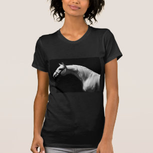 Camiseta Cavalo Preto e Branco