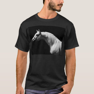 Camiseta Cavalo Preto e Branco