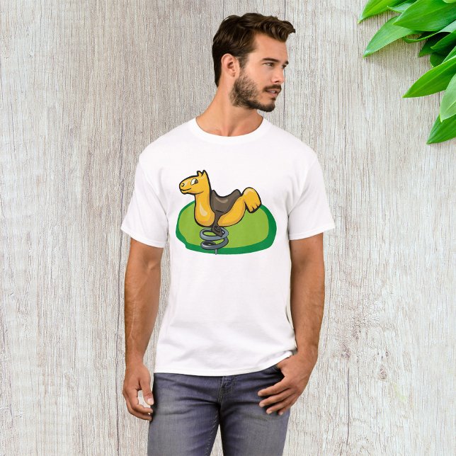 Camiseta Cavalo-Primavera (Criador carregado)