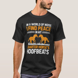 Camiseta Cavalo Quarto de Milha Equitação Amante de Cavalos