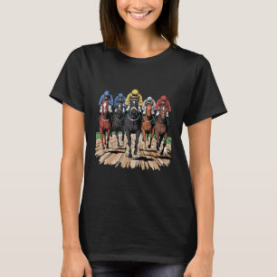 Camiseta Cavalo Racing Jockey Der