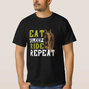 Camiseta Cavalo - Repetir a Carga do Sono