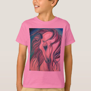 Camiseta Cavalo roxo da fantasia