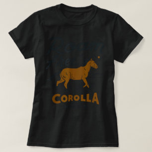 Camiseta Cavalo Selvagem Corolla Souvenirs Outer Banks OBX