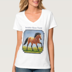 Camiseta Cavalo Selvagem de Pele de Foco
