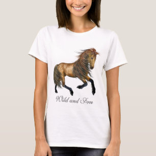Camiseta Cavalo Selvagem e Livre