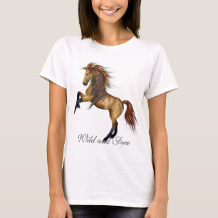 Camiseta Cavalo Selvagem e Livre