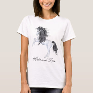 Camiseta Cavalo Selvagem e Livre