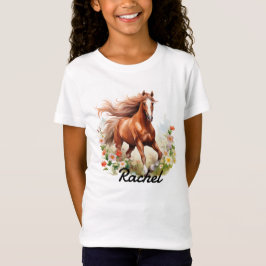 Camiseta Cavalo Selvagem Sorrel Vermelho