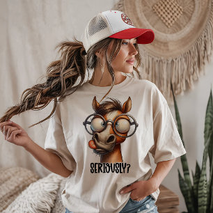 Camiseta Cavalo Seriamente Bobo
