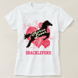 Camiseta Cavalo Shackleford personalizado amante