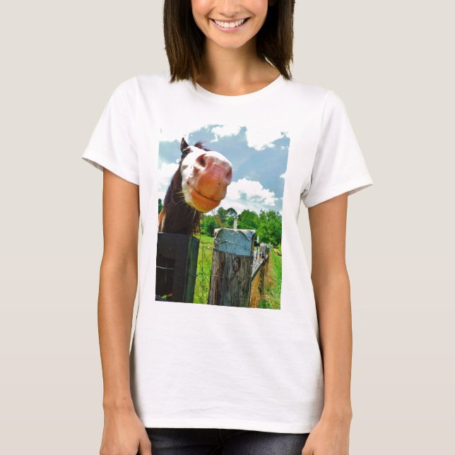Camiseta Cavalo Sorridente (Frente)