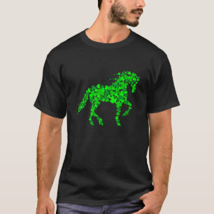 Camiseta Cavalo St Patricks Shamrock Cavalo C Dia de St Pat