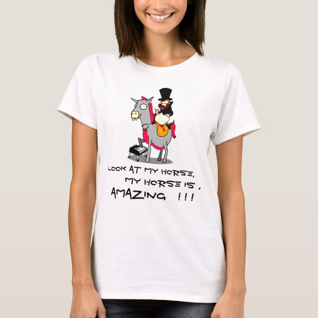 Camiseta Cavalo surpreendente Tanktop (Frente)