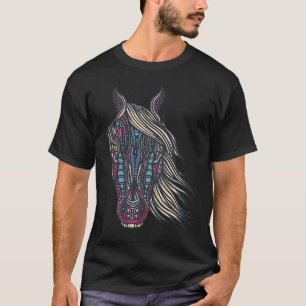 Camiseta Cavalo tribal para amantes de cavalos cavaleiros