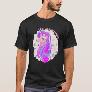 Camiseta cavalo unicórnio acredita