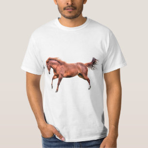 Camiseta Cavalo Vermelho Espirituado Correndo Canterna Brin