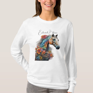 Camiseta Cavalo Vibrante da Fantasia