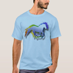 Camiseta cavalos 3D Running