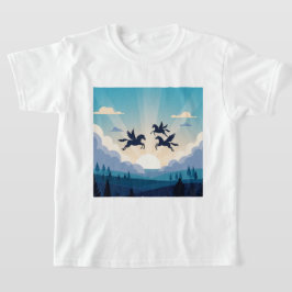 Camiseta Cavalos alados