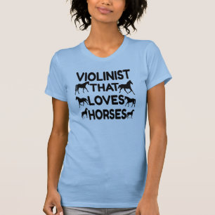 Camiseta Cavalos Ama Violinistas