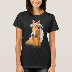Camiseta Cavalos Cabeça Ancorada Cavalo & Bandana C