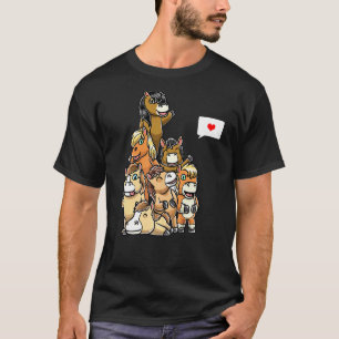 Camiseta Cavalos Cavalgada Corrida Equestre Cavaleiro