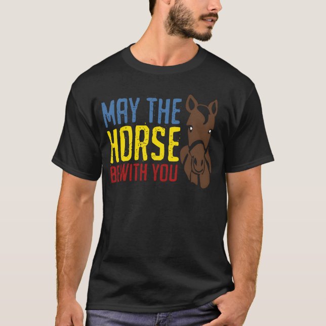 Camiseta Cavalos Cavalos Andando Família Haflinger (Frente)