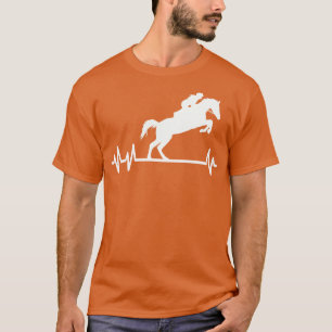 Camiseta Cavalos com pulsação equestres