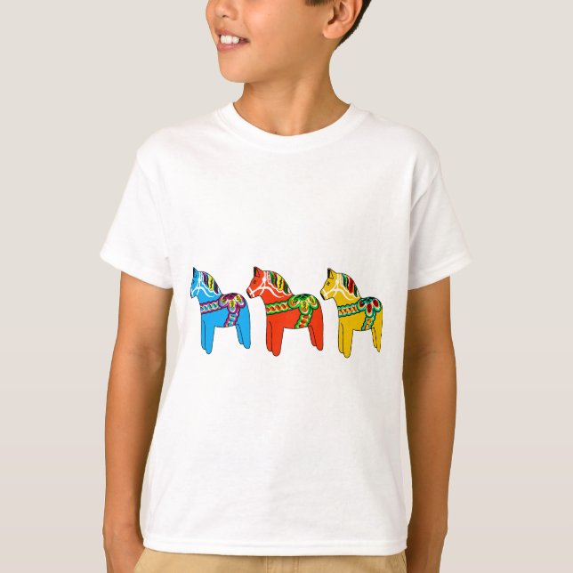 Camiseta Cavalos Dala Suecos (Frente)