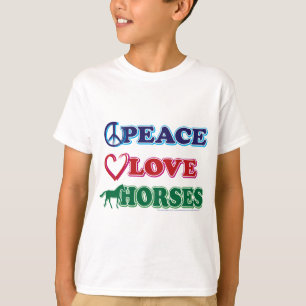 Camiseta Cavalos de Amor-Paz