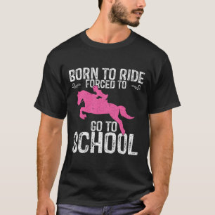 Camiseta Cavalos De Corrida De nascer Que Andam De Volta Pa