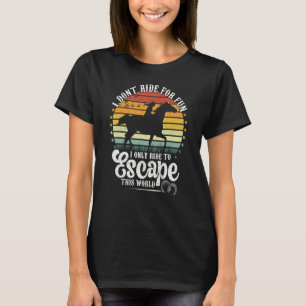 Camiseta Cavalos de Corrida para Fugir deste Mundo