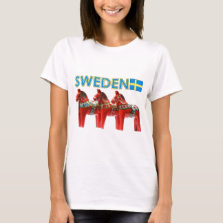 Camiseta Cavalos de Dala da suecia