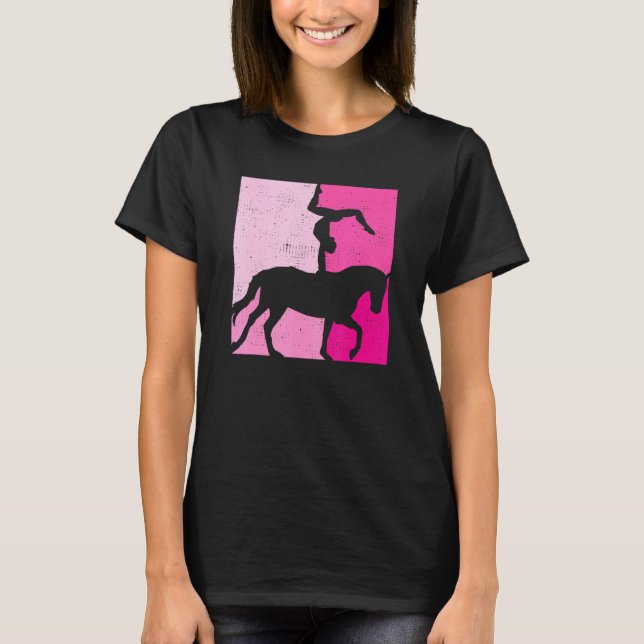 Camiseta Cavalos de Ginetes de Ginástica Equestre (Frente)