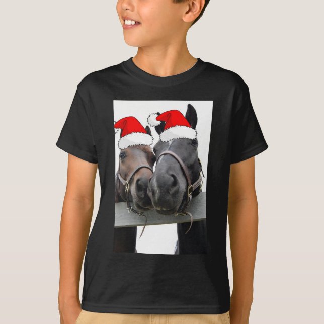 Camiseta Cavalos de Natal (Frente)